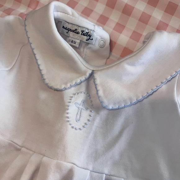 Classic White Baby Romper - Picture 2 of 3